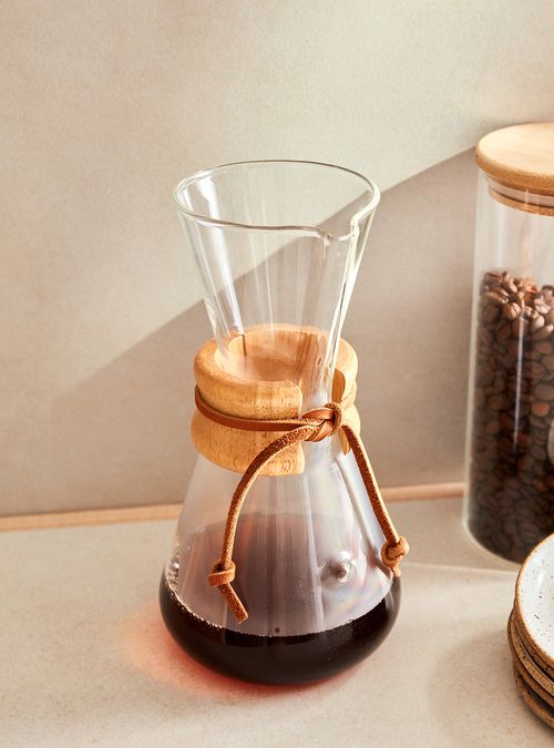 Chemex com colar madeira 450ml - Café Orfeu