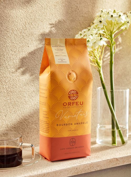 Café Orfeu em Grãos  Bourbon Amarelo 250g