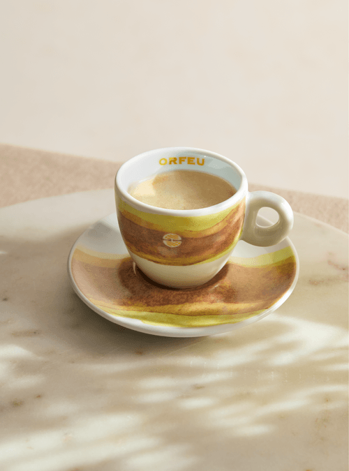 Xícara Orfeu Espresso Amarela