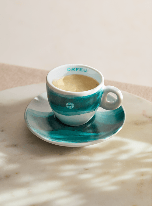 Xícara Orfeu Espresso Azul Claro